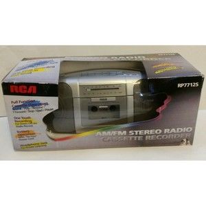 Vintage RCA Radio Cassette Recorder Model RP7712S New in Box